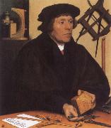 HOLBEIN, Hans the Younger, Portrait of Nikolaus Kratzer,Astronomer